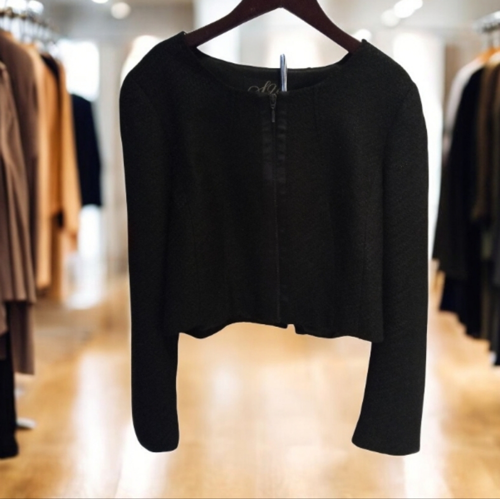 Jacket blazer cropped elegant black‎ SYS by steps SZ 40 (M)